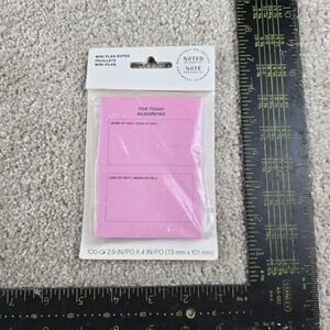 Noted by Post-it Mini Plan Notes Pink For Today 100 Sheets 2.9x4 NTD-34-PK-EF